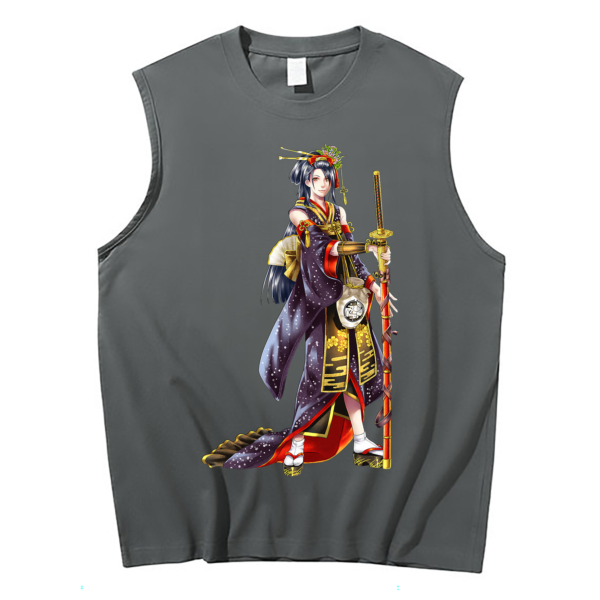 （画像用） 刀剣乱舞 Touken Ranbu コットン100％タンクトップ（フロントプリント）